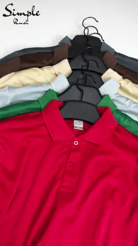 Simple Solid Color Drifit Polo Shirt#drifit #polo #simple #fyp #fouyou 