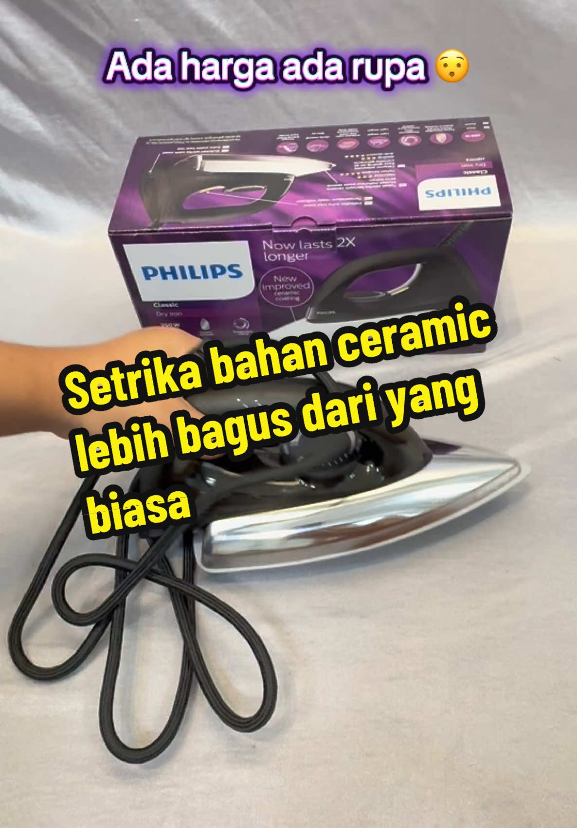 Lebih bagus yang ini dari yang versi biasa  #setrikaphilips #setrikalistrik #setrikaphilipsmurah 