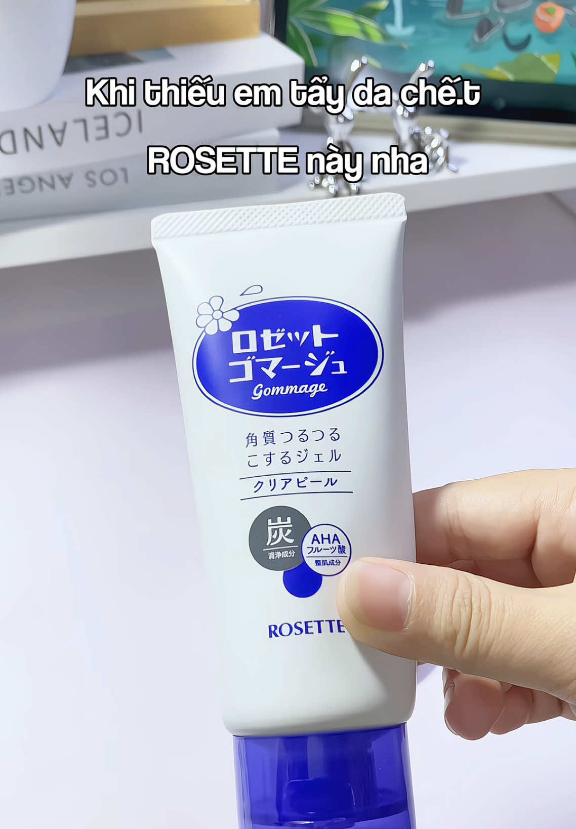 Tẩy da chế.t vậy lý Rosette peeling gel dùng ổn lắm nha mn uiii🥰#unbox #review #taydachet#