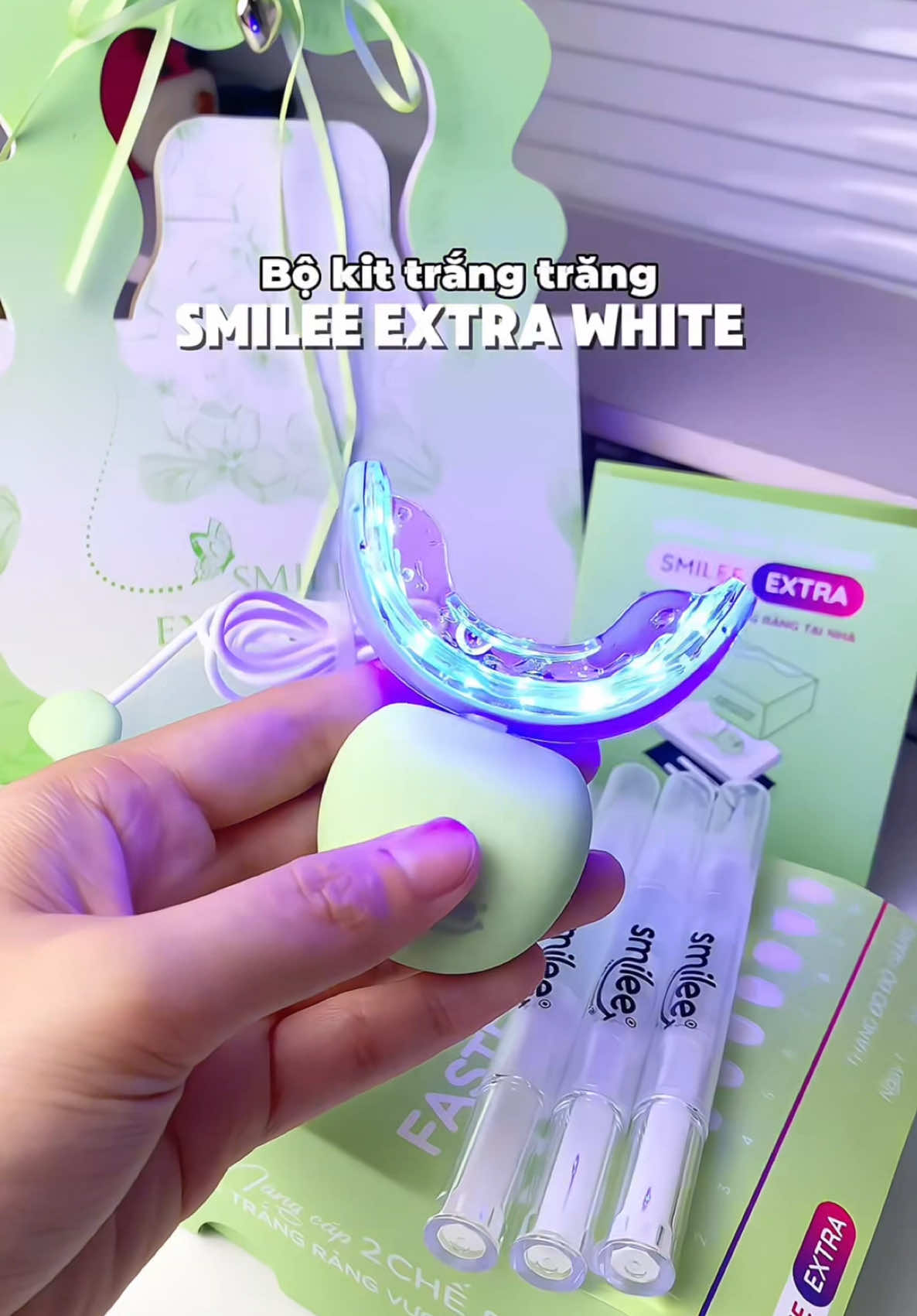 Kit trắng răng Smilee - Hiệu quả làm trắng trong 7 ngày dùng! #Smilee #smileeextra #trangrangsmileeextra #trangrangsmileeHN #goclamdep 