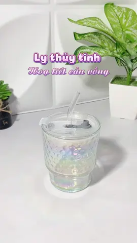 Ly thuỷ tinh cầu vồng siu xinh 🫶 #lythuytinh #lythuytinhdecor #cocthuytinh #lycauvong #unboxing #xuhuong #fyp #lunariviu03  