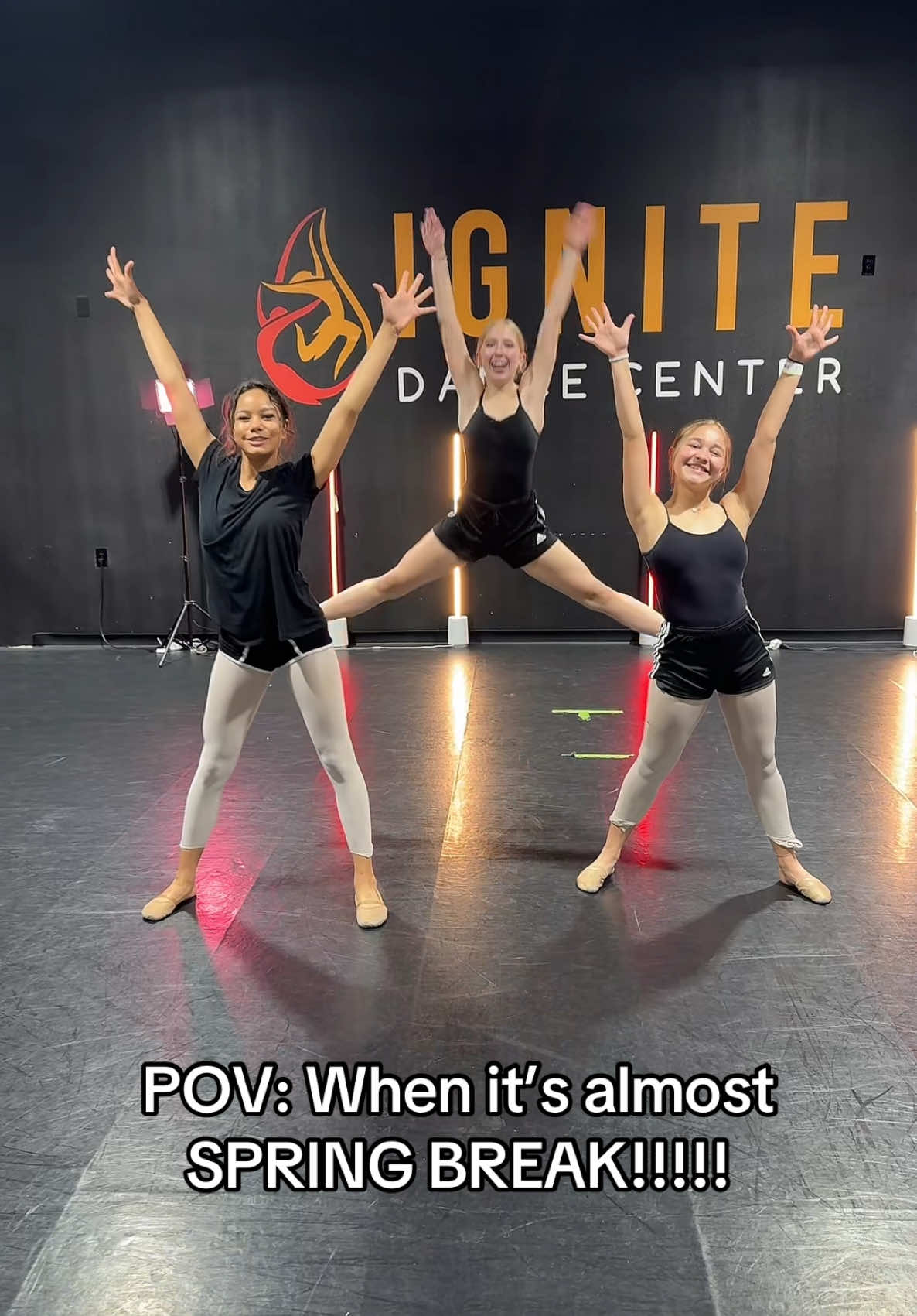 POV: When it’s almost Spring Break!!!!! 🙌 #fyp #dancers #dancestudio #shimmerandshine #dancechallenge #viraltiktok #tiktokdance #compdancer 
