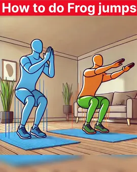 Burn thigh fat at home. Do frog jumps #homeworkout #canada #noequipmentworkout 