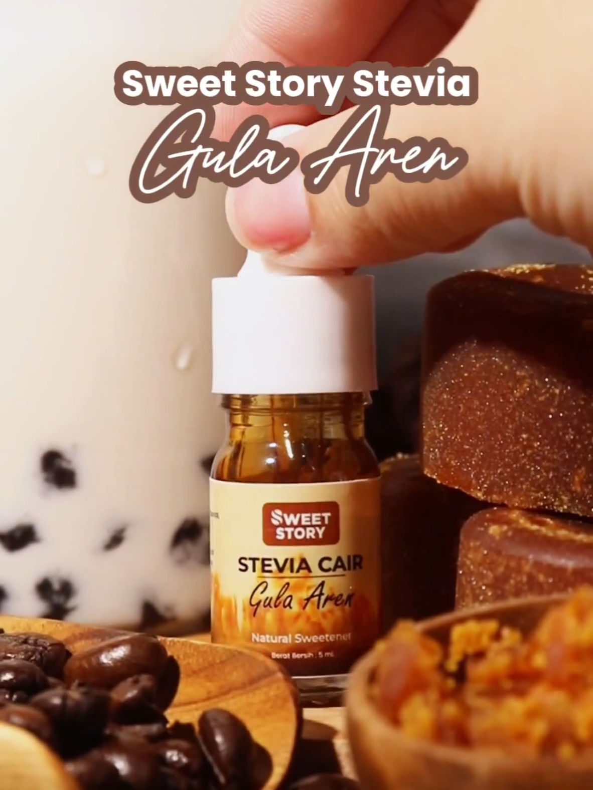 Manis Alami yang Lebih Sehat! 🍯✨ Perkenalkan inovasi terbaru dari Sweet Story: Stevia Rasa Gula Aren! 🤎 Dengan rasa khas gula aren yang legit, tapi tetap bebas kalori dan ramah untuk gaya hidup sehatmu. ✅ 0 Kalori, 100% Manis ✅ Cocok untuk kopi, teh, dan masakan ✅ Aman untuk penderita diabetes Ganti gulamu sekarang dengan pilihan yang lebih sehat dan coba produk terbaru dari Sweet Story! #sweetstory #healthy #coconutoil #0calories #sehat #minyakkelapa #healthylifestyle  #hidupsehat #newproduct 
