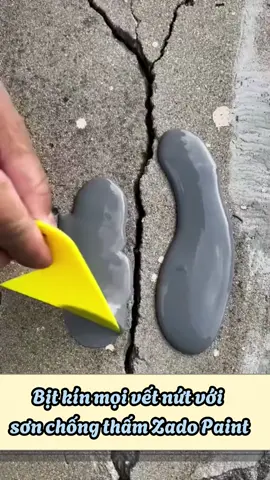 Chỉ cần bỏ ra 20k thôi là các bác đã có thể chống thấm bền bỉ cho 1m2 trần, tường nhà, hay bất kể bề mặt nào bị thấm dột #zadopaint #sonchongtham #sonchongthamgocdau #zado #fyp #xuhuongtiktok #xuhuongtiktok2025 #viral