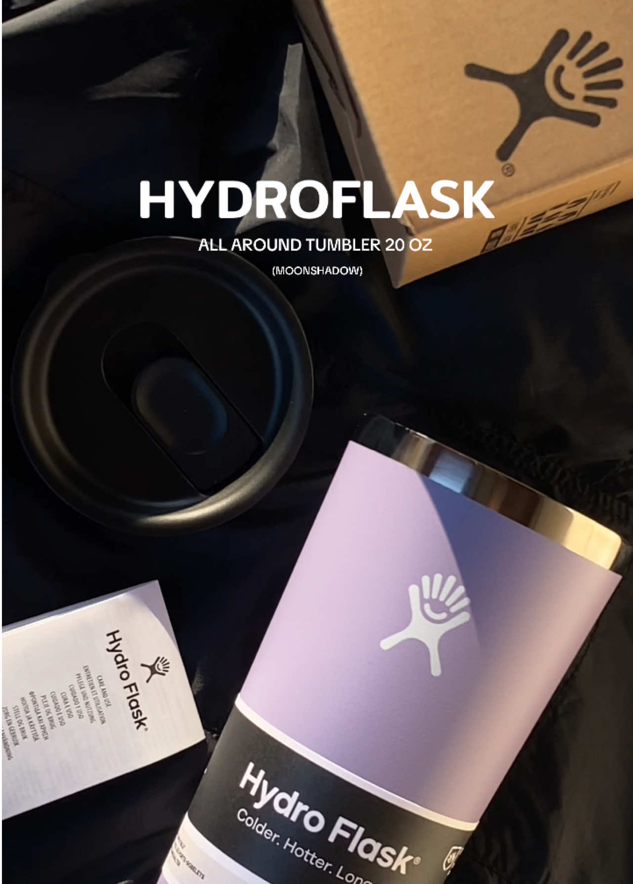 HYDROFLASK |  ALL AROUND TUMBLER 20 OZ ✨💟 MOONSHADOW 💟✨ #แก้วน้ํา #แก้วเก็บความเย็น #แก้วเก็บอุณหภูมิ #แก้วกาแฟ #แก้ว #กาแฟ #trending #hydroflask 