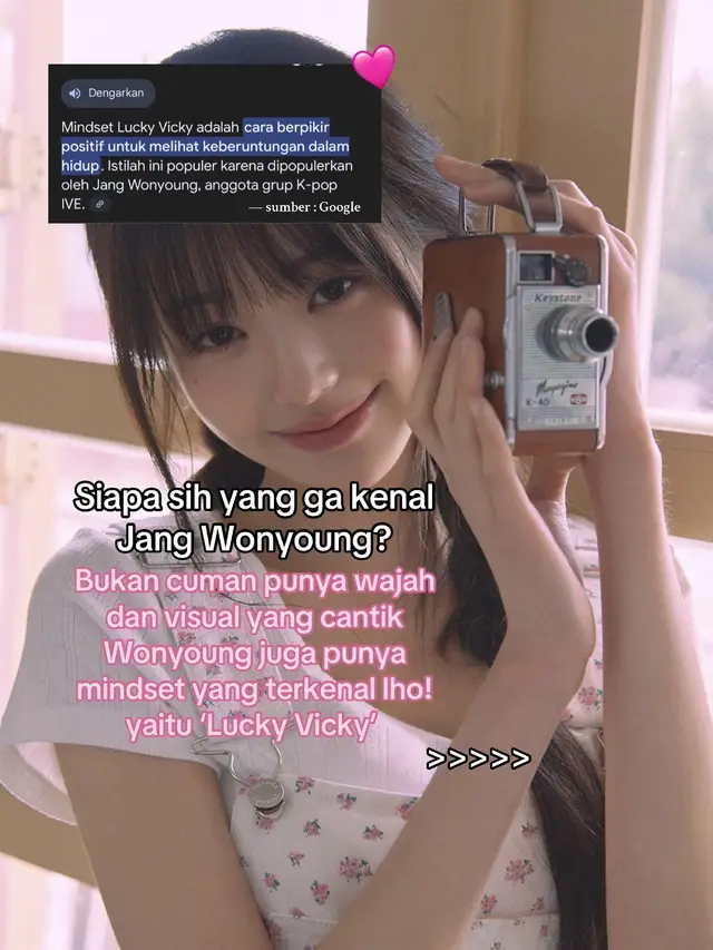 semua informasi nyaa aku dapetin dari Google yaps !! 🩷 #jangwonyoung#luckyvicky#wonyoung#fyp#foryourpage#recommendation  