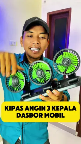 Kipas angin 3 kepala mobil tanpa ac jadi adem #kipasangin #kipasanginmobil #kipasportable #kipasanginmurah #cuantanpabatas #ramadanekstraseru 