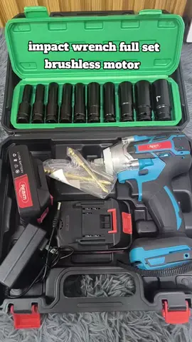 IMPACT WRENCH FULL SET BRUSHLESS MOTOR #impactwrench #reaim 