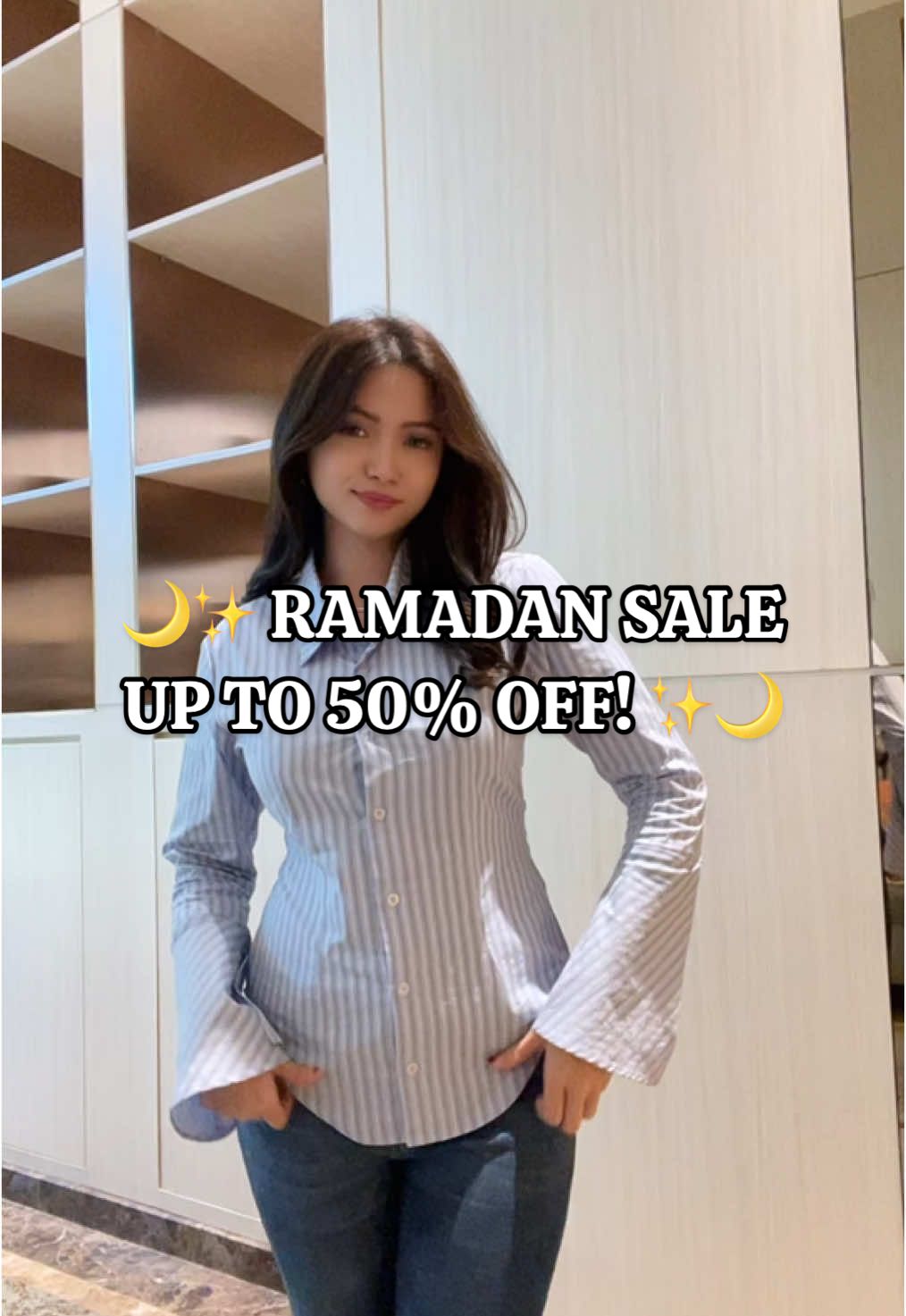 Waktunya upgrade style dengan Magnet Shirt & koleksi kemeja lainnya dari MissShine! 😎 Adem, nyaman, dan pastinya bikin penampilan makin on point! ✨ Jangan sampai ketinggalan, yuk FOLLOW & JOIN LIVE kita sekarang biar dapet harga spesialnya! 🔥 #MissShine #RamadanSale #DiskonHemat #OutfitKece #MissShine 