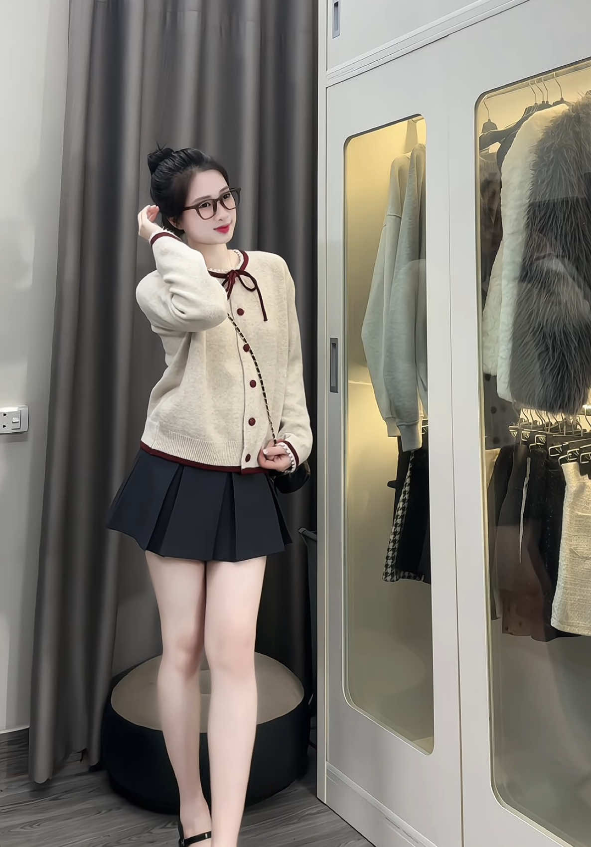 Áo cardigan ✨ #fyp #xh #huyenthaoreview 