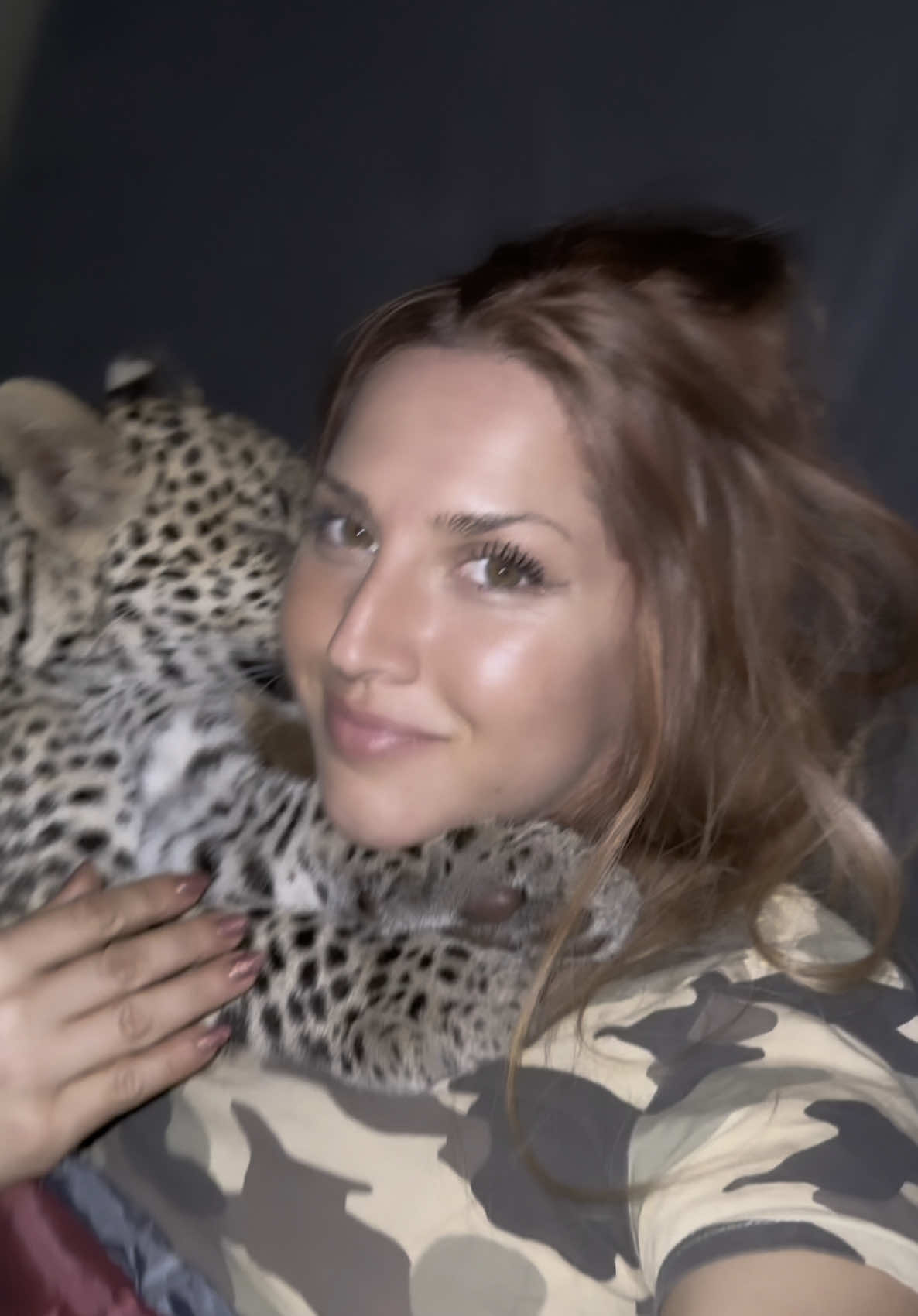 Throwback to camping with leopard 🐆🏕️ surrounded by sounds from lions and hyenas. Life is spectacular ✨ #leopard #wildlife #fyp 