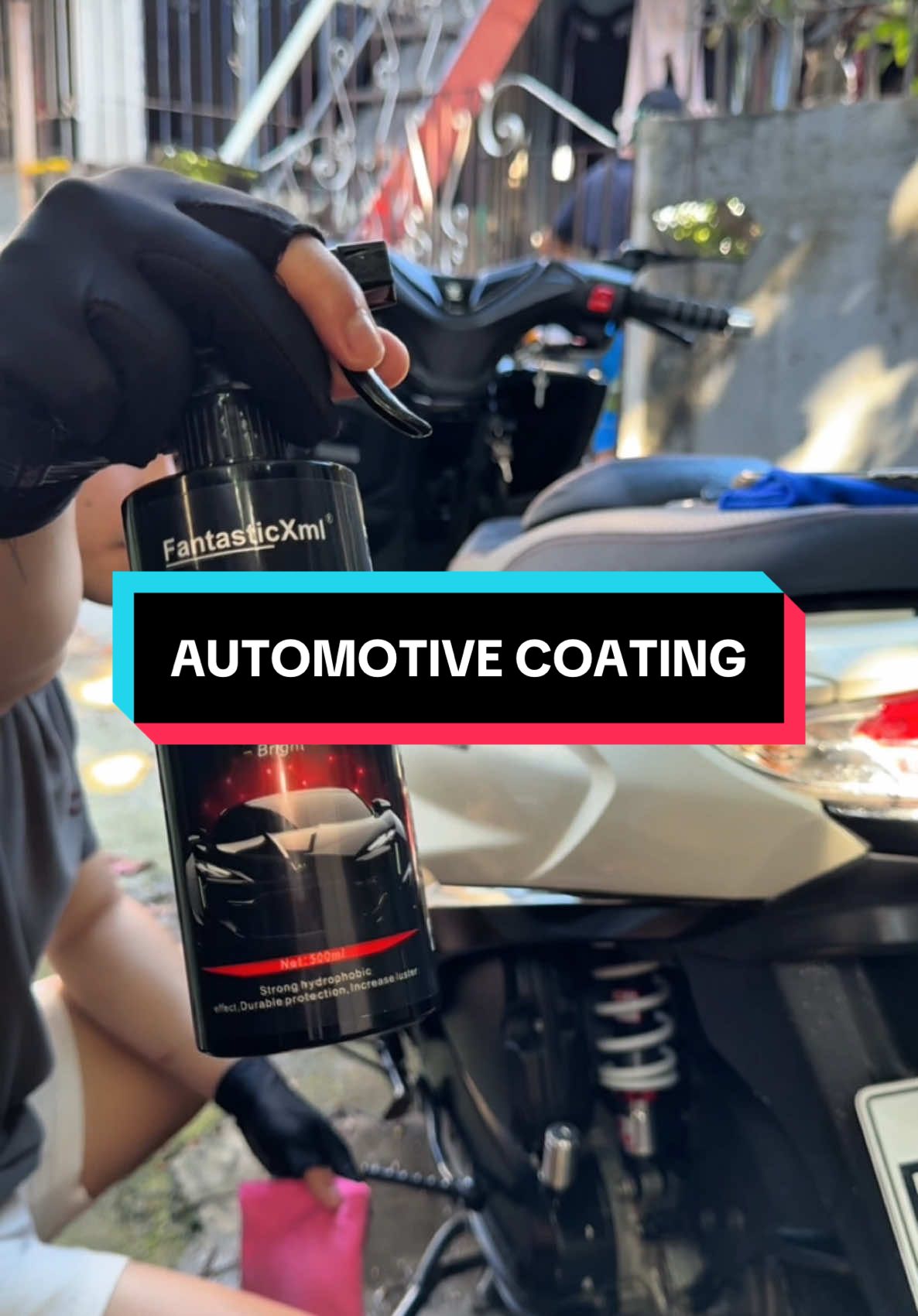 Automotive Coating for ultimate paint protection and shine ✨ Perfect for you daiy ride! 🚗🛵#autodetail #paintprotection #ceramiccoating 