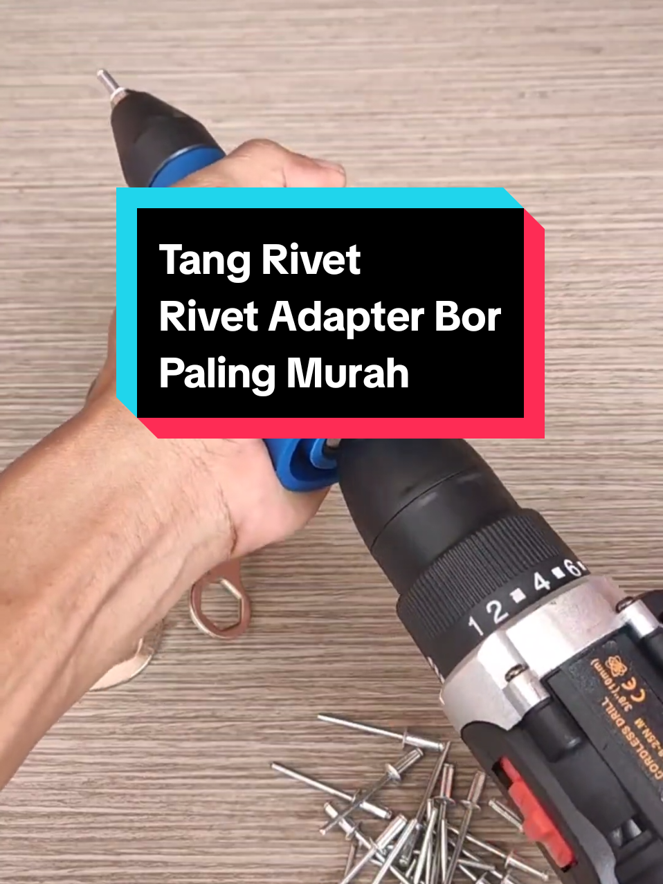 Rivet adapter mesin bor #rivet #bor #palingmurah #pakurivet 