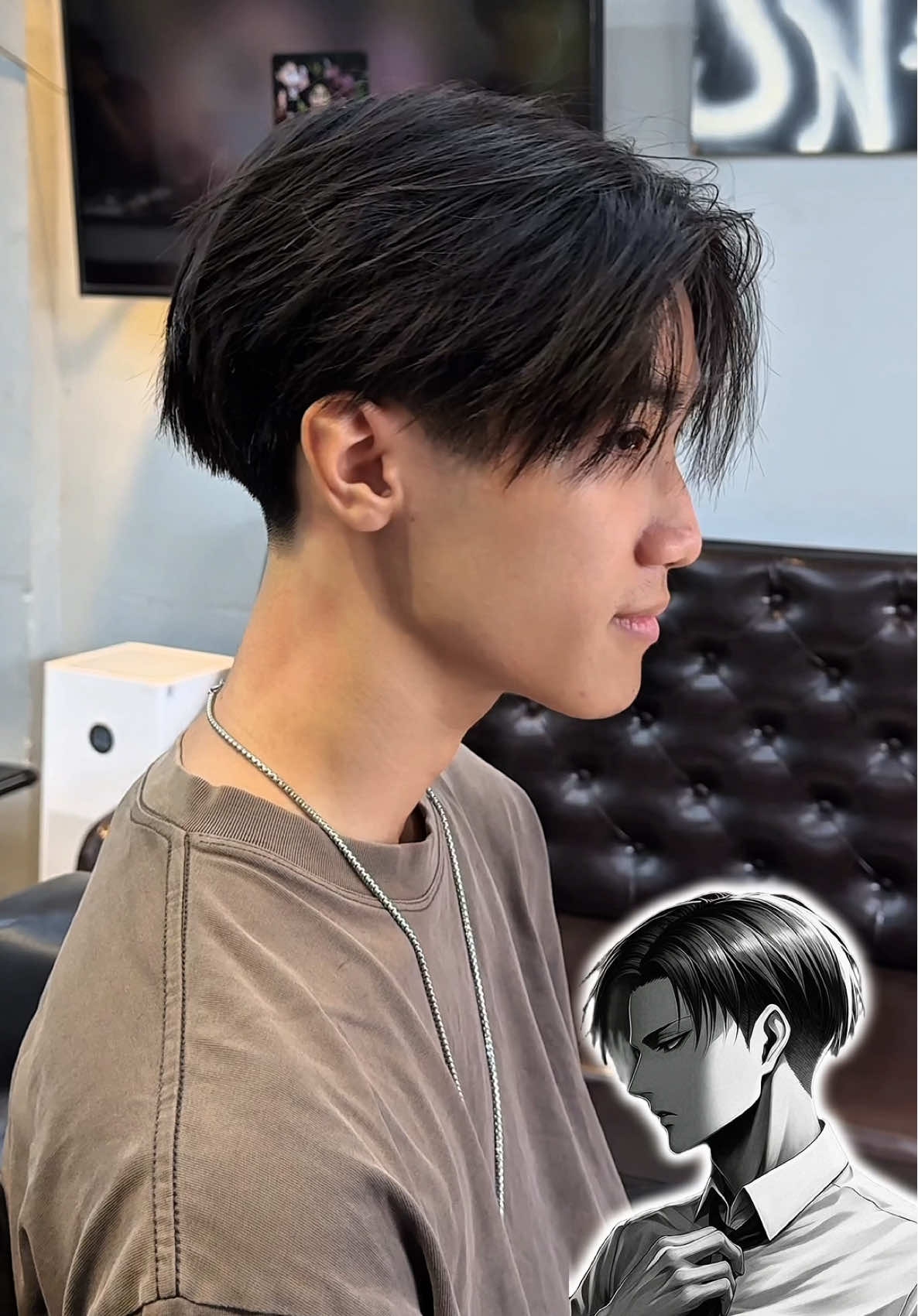 Taper fade Levi  #thợxịnluônởxabạn #leviackerman #taper #taperfade #middlepart #viral #xuhuongtiktok #xuhuong #fyp 