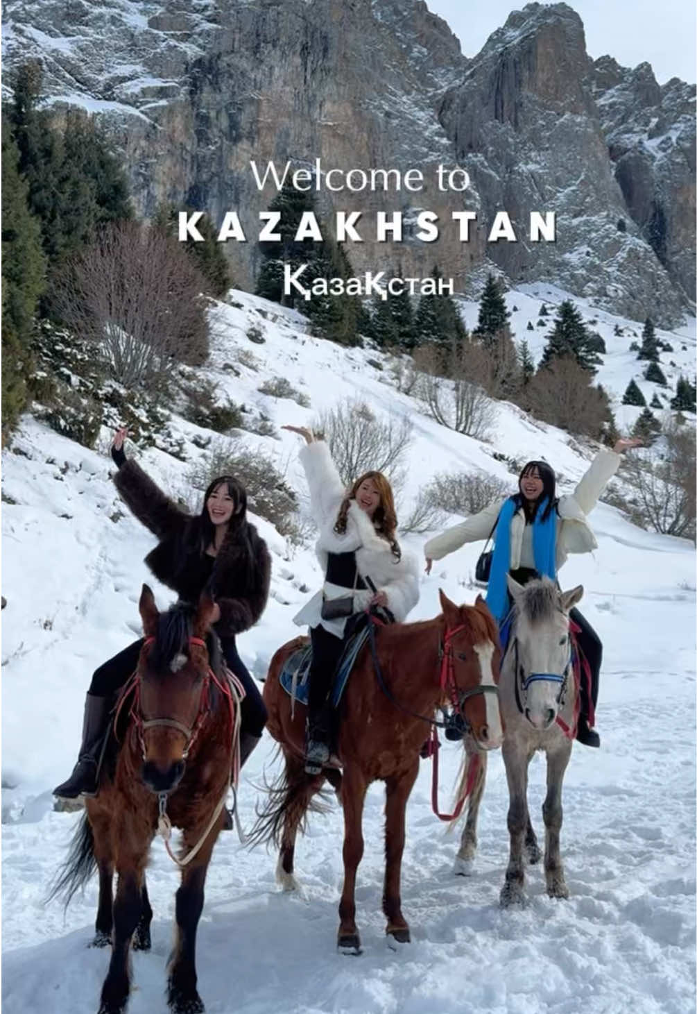 Welcome to Kazakhstan 🇰🇿! This incredible country is so diverse, from its cutting-edge cities to stunning canyons, majestic mountains, serene lakes, and the vast, iconic steppe. But it’s not just about the landscape – the warmth and hospitality of the Kazakh people are second to none 💗 During my time here, I had the opportunity to learn more about the rich culture and traditions of Kazakhstan which was truly amazing! Come experience Kazakhstan, it is a country with something for everyone that visit ✈️ #kazakhstan #visitalmaty #visitkazakhstan #almaty #charyncanyon #kolsailake #kazakhstan🇰🇿 