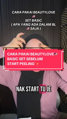 Hai for those yang tak dapat cara pakai beautylove🇲🇾 ni mcm mn , boleh save dan refer video ni sesiap ok. Sebelum peeling boleh ikut video ni punya step . #beautylove #beauty #beautylovemalaysia 