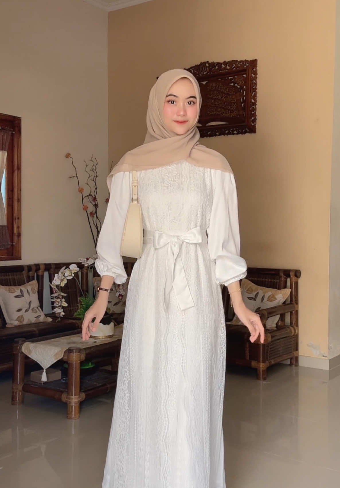 lebaran pakai dress baru🤍 #dress #brukat #dresslebaran #dresslebaran2025 