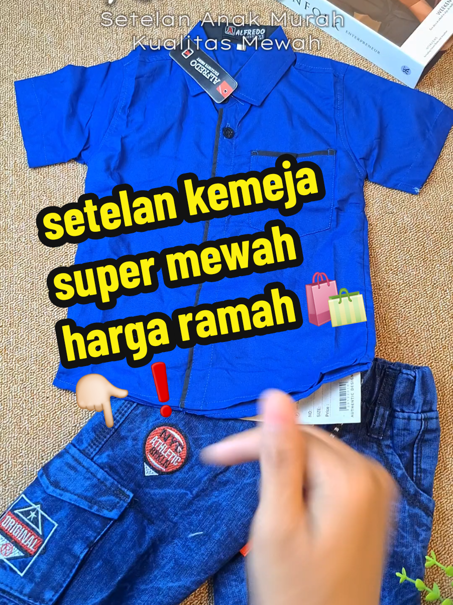 setelan kemeja anak super premium murah polll🛍👇🏻❗️ chek ou sekarang sebelum krhabisan ❗️👇🏻 #lebaran #setelananak #setelankemeja #kemejaanak #jeansanak #fyp #bajulebaran 