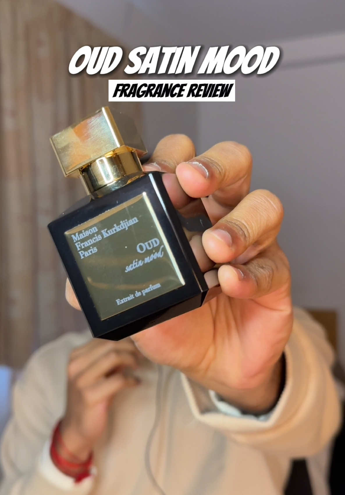 Mfk Oud Satin Mood Fragrance Review #oudsatinmood #oudsatinmoodextrait #maisonfranciskurkdjian #fragrancereview #perfumereview #fragrance #fragrancetiktok #perfume #perfumetiktok #roseperfume #rosefragrance #strongfragrance 