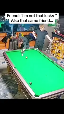 How on earth did that go in🤣🤯#fyp #meme #funny #clips #funnyclips #pooltok #pool #8ballpool #8ball #8ballpooltrickshot #trickshot #luck #lucky #snooker #cctv #cctvcamera 