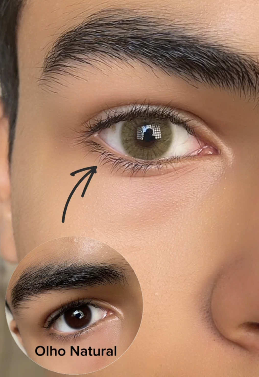 Lente de contato verde ou castanha ? Hidrocor amber ou hidrocor Ochre ? #lentescoloridas #lentecolorida #lentedecontato #lentesdecontatocoloridas #lentesverdes #mudancadevisual 