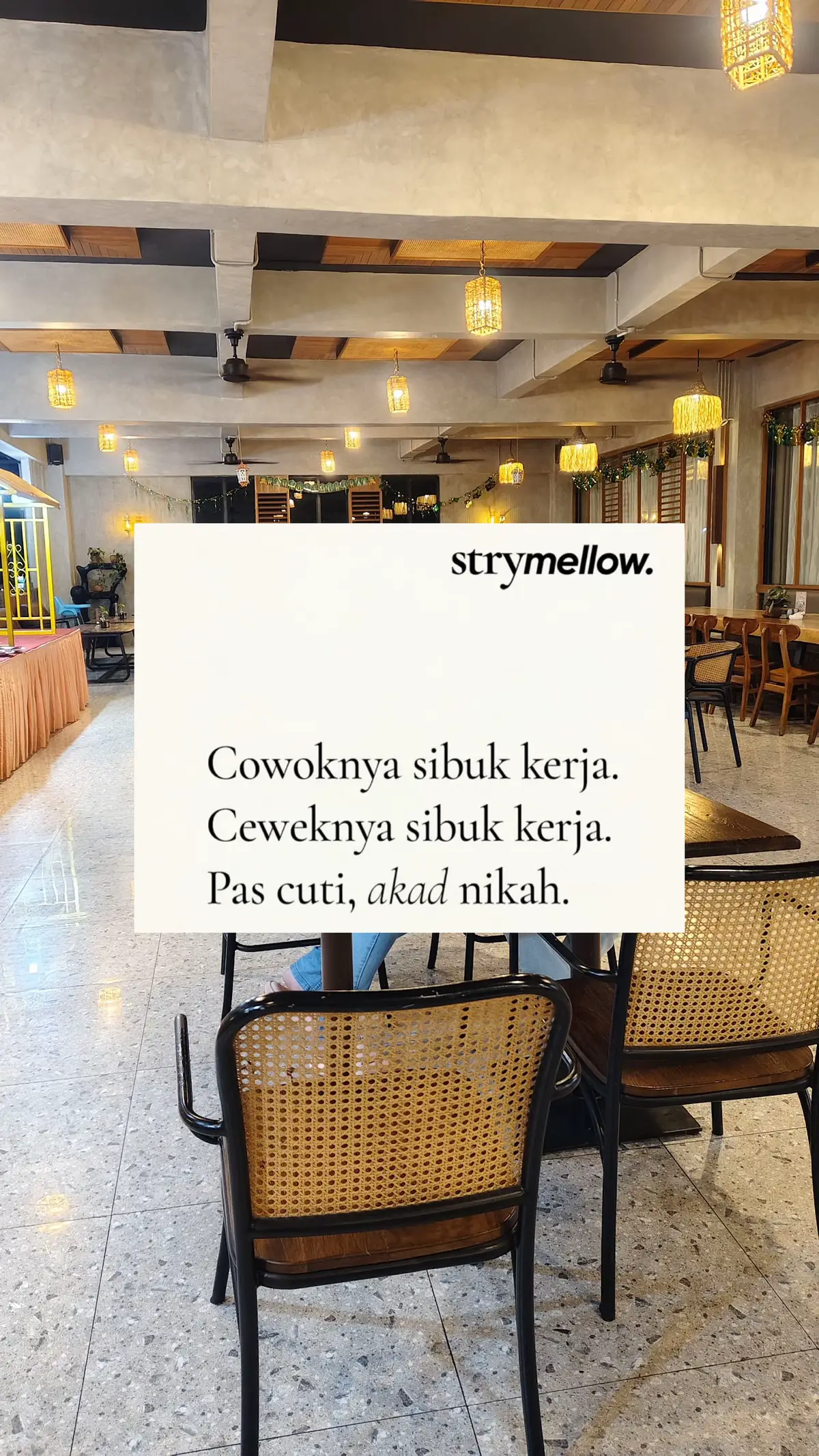 Semoga kita dipersatukan dalam akad aamiin #cewek #cowok #sibuk #kerja #ketemu #akad 