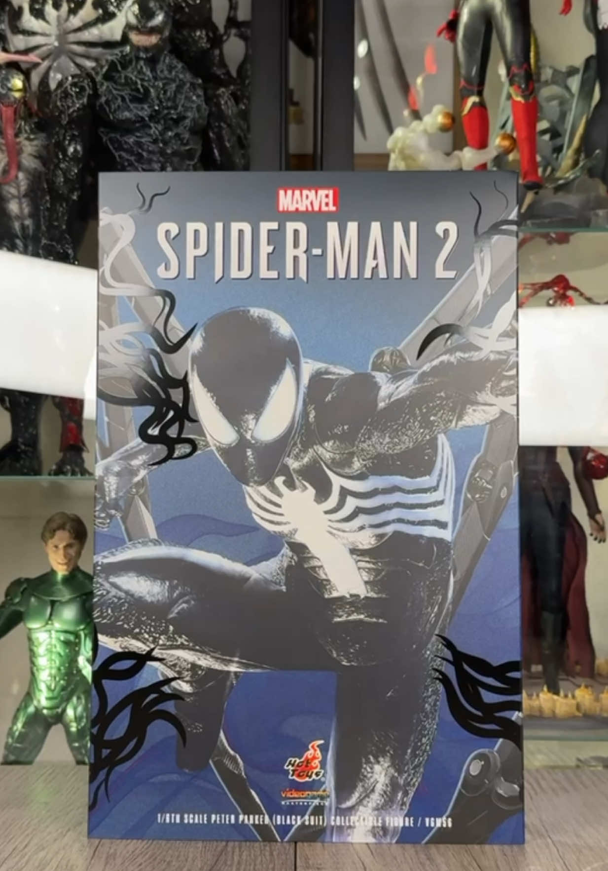 ASMR UNBOXING Hottoys Spider-Man2 - Peter Parker Black Suit #hottoyscollections #marvel #spiderman2 #spiderman #figure #asmr #hottoys #toyscollection #actionfigurespiderman #spidermancollection #symbiotespiderman #blacksuitspiderman  #normanosborn