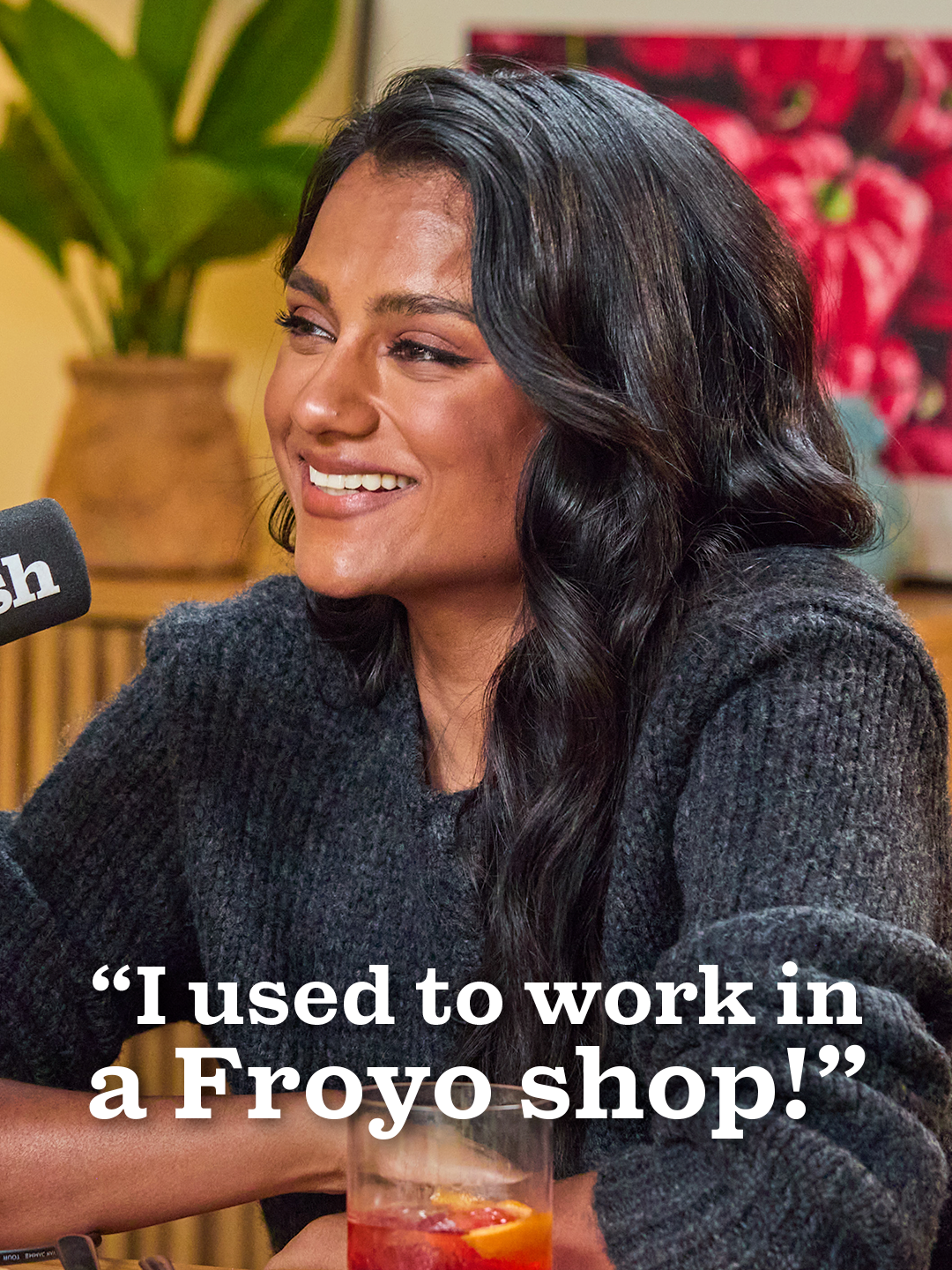 Nick's all about the biscuit! 🍪 What's your Froyo order? 🍧 @waitrose @nickgrimshaw #AngelaHartnett #DishPodcast #simoneashley #froyo #frozenyogurt