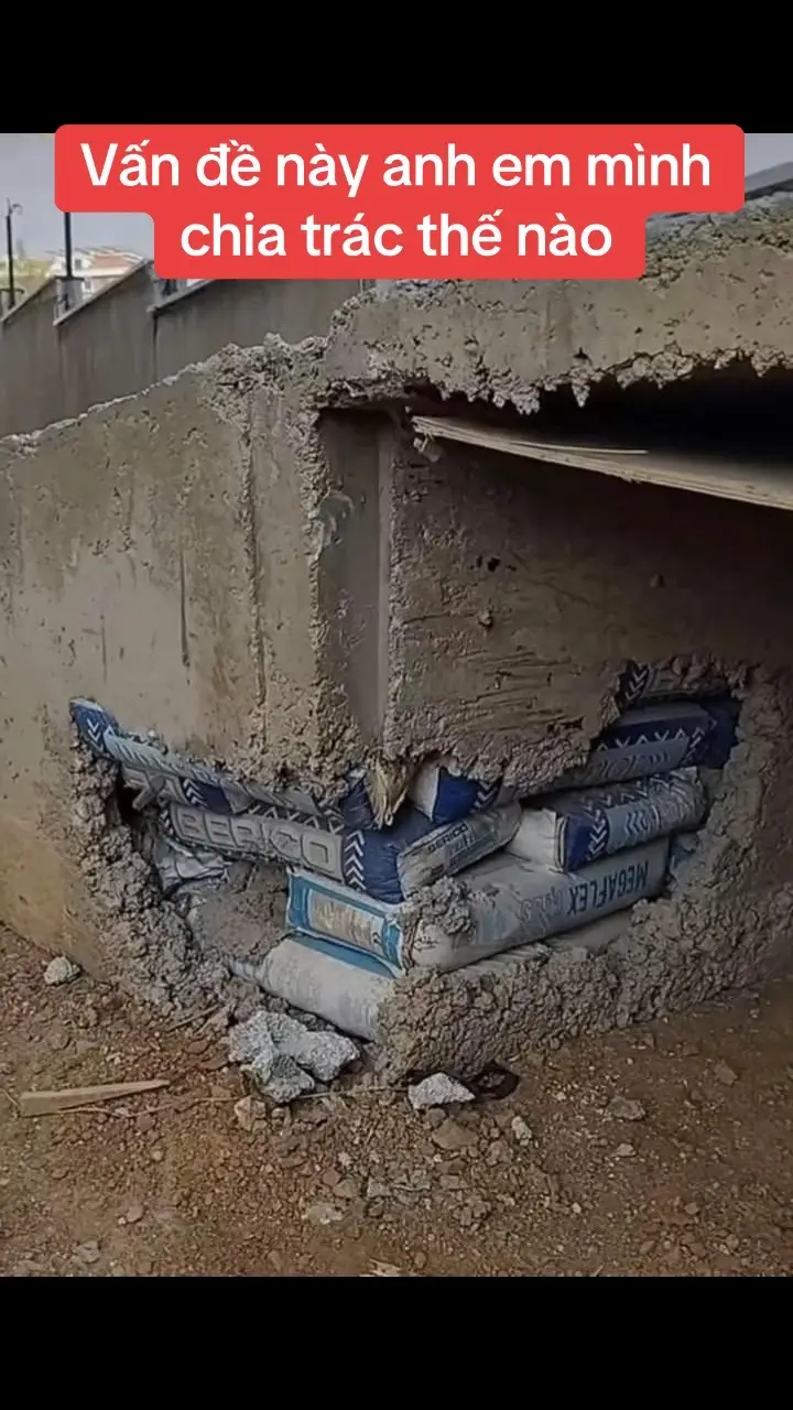 Xây mà để nguyên bao xi măng thế này #Xaynha  #Xaynhagubeam  #Xaynhatrongoi #Giaxaynhatrongoi  #Tuvanxaynhatrongoi  #Giaxaynha #Baogiaxaynhatrongoi  #Thuexaynhatrongoi  #Congnghegubeam #khamphadiadiem 