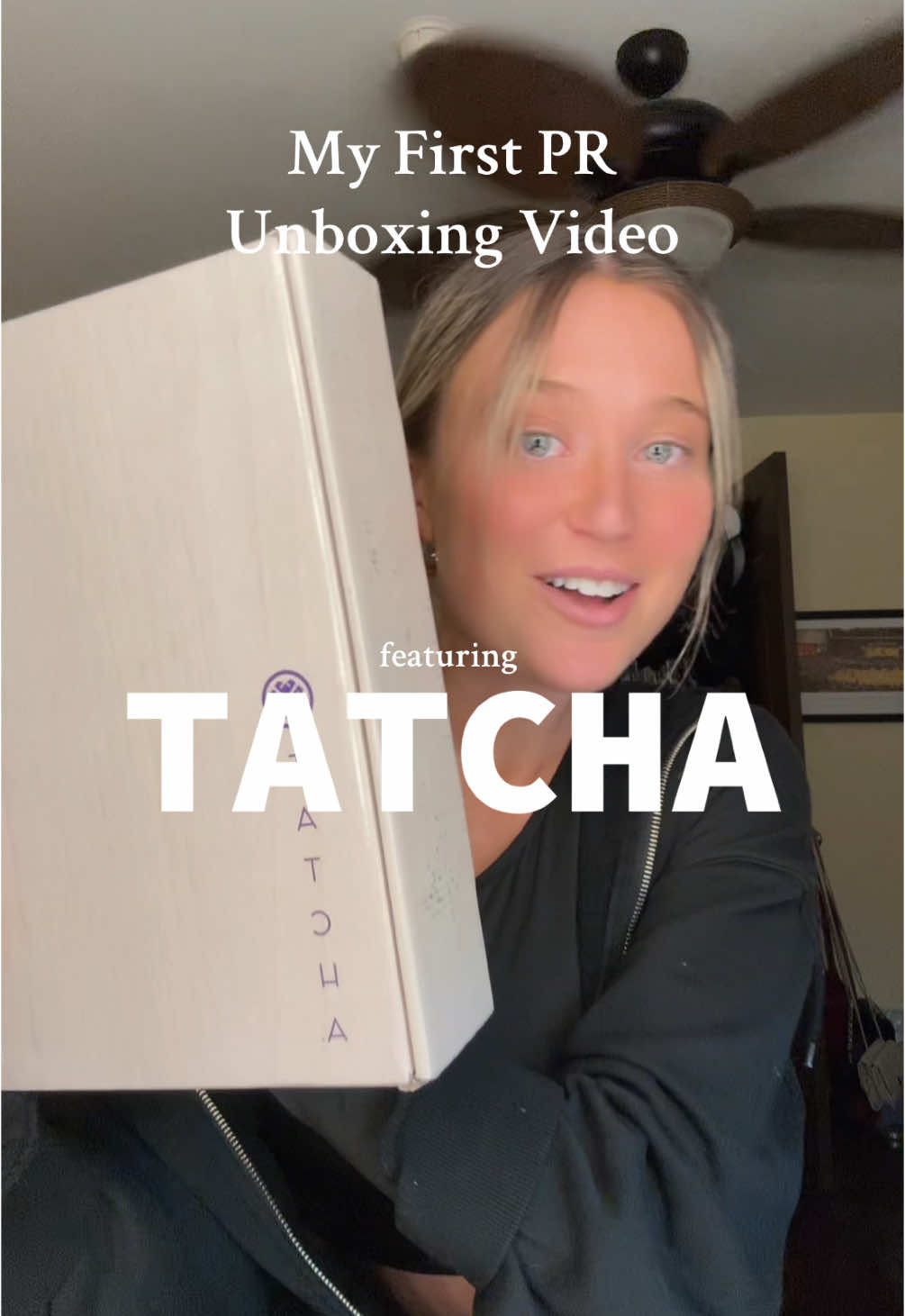 I better not hear a WORD abt the crusty fake tan on my hands‼️‼️‼️‼️ Thank you Tatcha for making all my content creator dreams come true. Cheers to ageless skin💜💜💜 @Tatcha #gifted #fyp #pr #package #unboxing #unboxingvideo #skincare #skincareroutine #haul 
