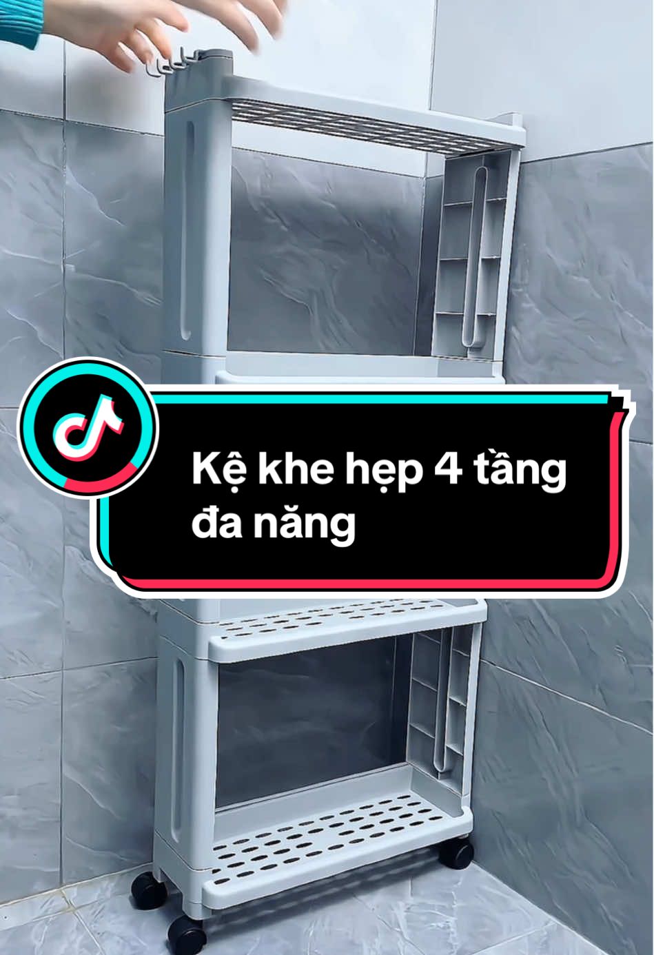 Kệ Hẹp 4 Tầng Đa Năng – Giải Pháp Hoàn Hảo Cho Không Gian Gọn Gàng #gocnhogiadung #giadungtienich #xh #trending #xuhuong #dogiadung #fyp #kehep4tang 