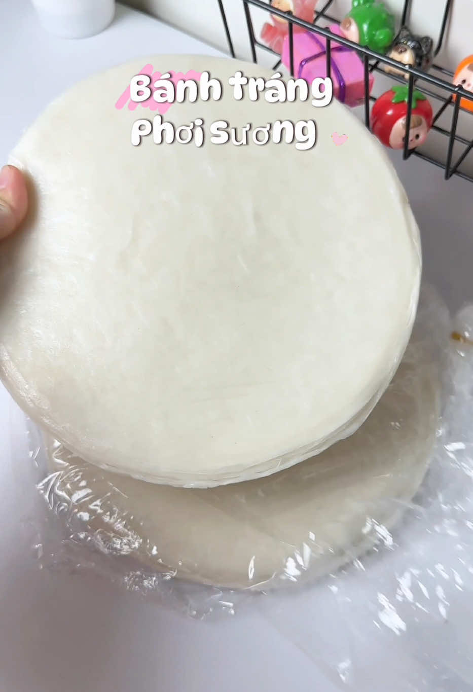Bánh tráng phơi sương này cuốn tôm thịt còn gì bằng #tieuphung2710_ #banhtrangphoisuong #banhtrang #anvat 