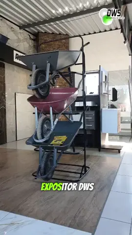 Expositor de carrinho de mão #expositor #materialdeconstrução #agilidade #praticidade #organizacao #vendas 