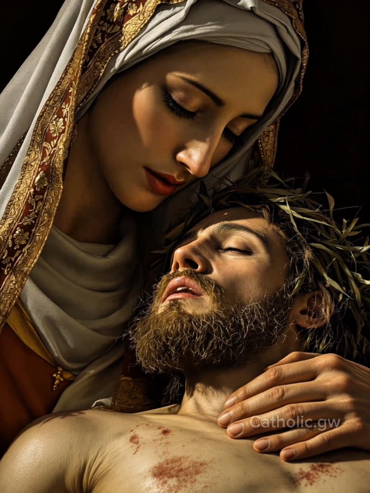 Passion of Jesus Christ.Mary goes to Jesus.🙏🙏🙏🙏🙏🙏