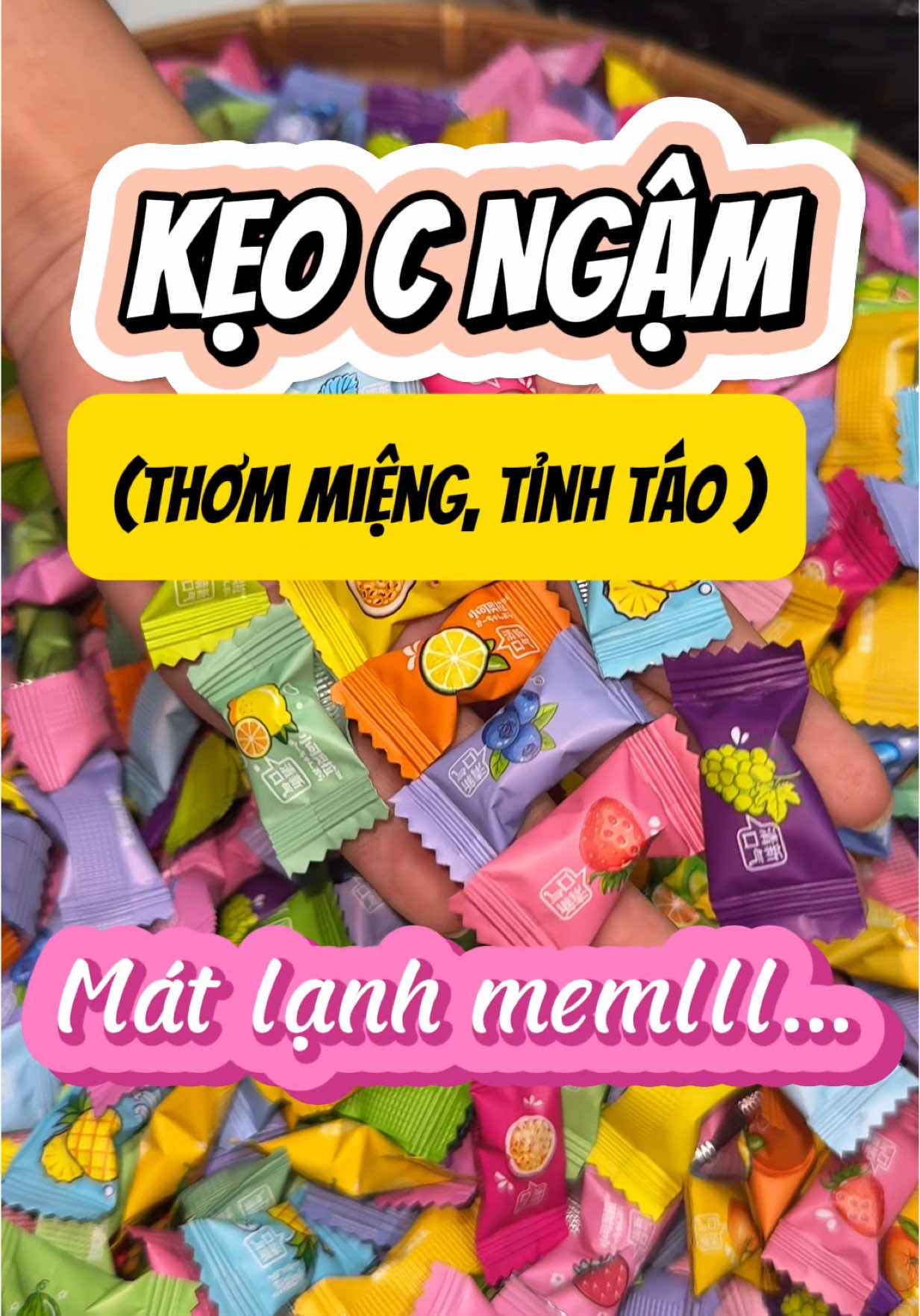 Kẹo ngậm C mát lạnh tâm hồn #anvat #anvtngockha #Anngon #xuhuong #angiang #longxuyen #review 
