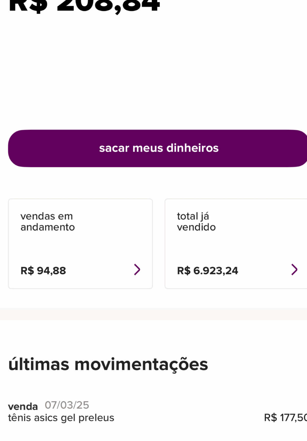 Coloquei meus desapegos no Enjoei e já faturei R$7.226,96! 💸👀 Vale MUITO a pena!  Você conhece essa plataforma?  @enjoei  #desapego #brecho #secondhand #fy #creatorsearchinsights 