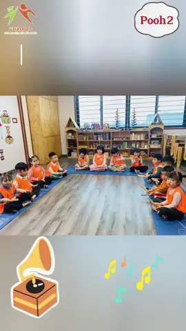 Cảm thụ âm nhạc: Gõ phách#olympus #preschoolactivities #xuhuongtiktok #camthuamnhac 