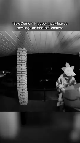 'BOX DEMON': A person wearing a handmade paper mask who identified themselves as ‘the box demon’ recently paid an unsettling visit to a Pennsylvania home. #FOX29Philly #FOX29 #FOX29Philadelphia 