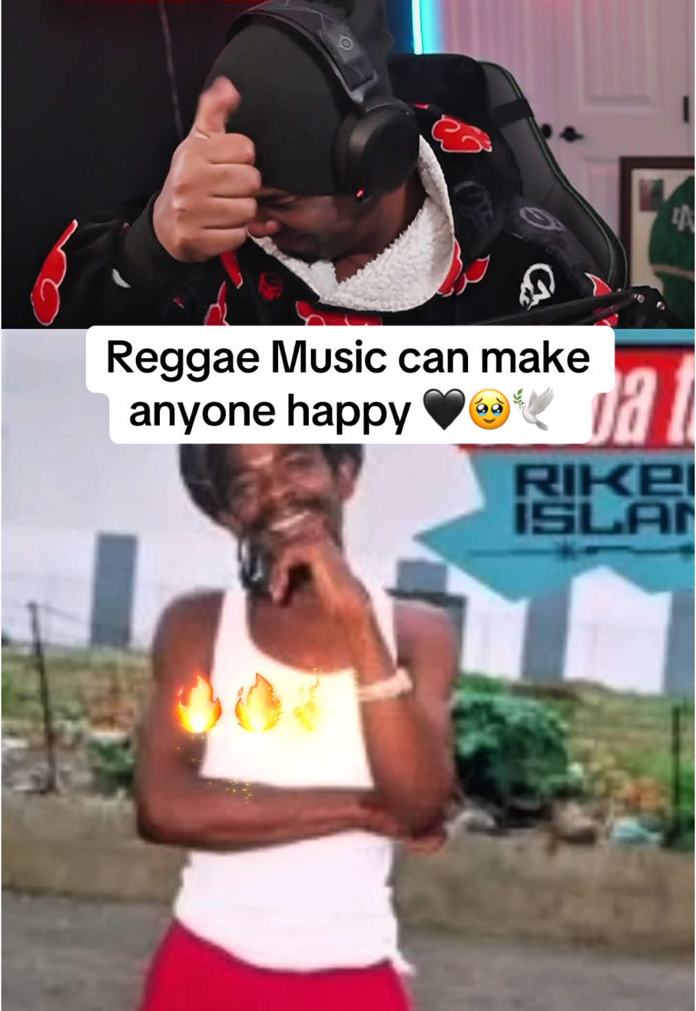 Reggae Music can make anyone happy 🖤🥹🕊️ #reggae #reggaemusic #cocoatea #jamaicantiktok🇯🇲viral #jamaicatiktok #jamaicantiktok #reggaemusic❤️💛💚🎶  #gl0balreacts