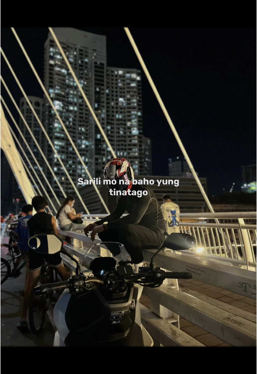 Night ride Caption  #cityride #Nightride #adv160 #citylights #binondointramurosbridge #travelph #instagram #photography #CapCut 