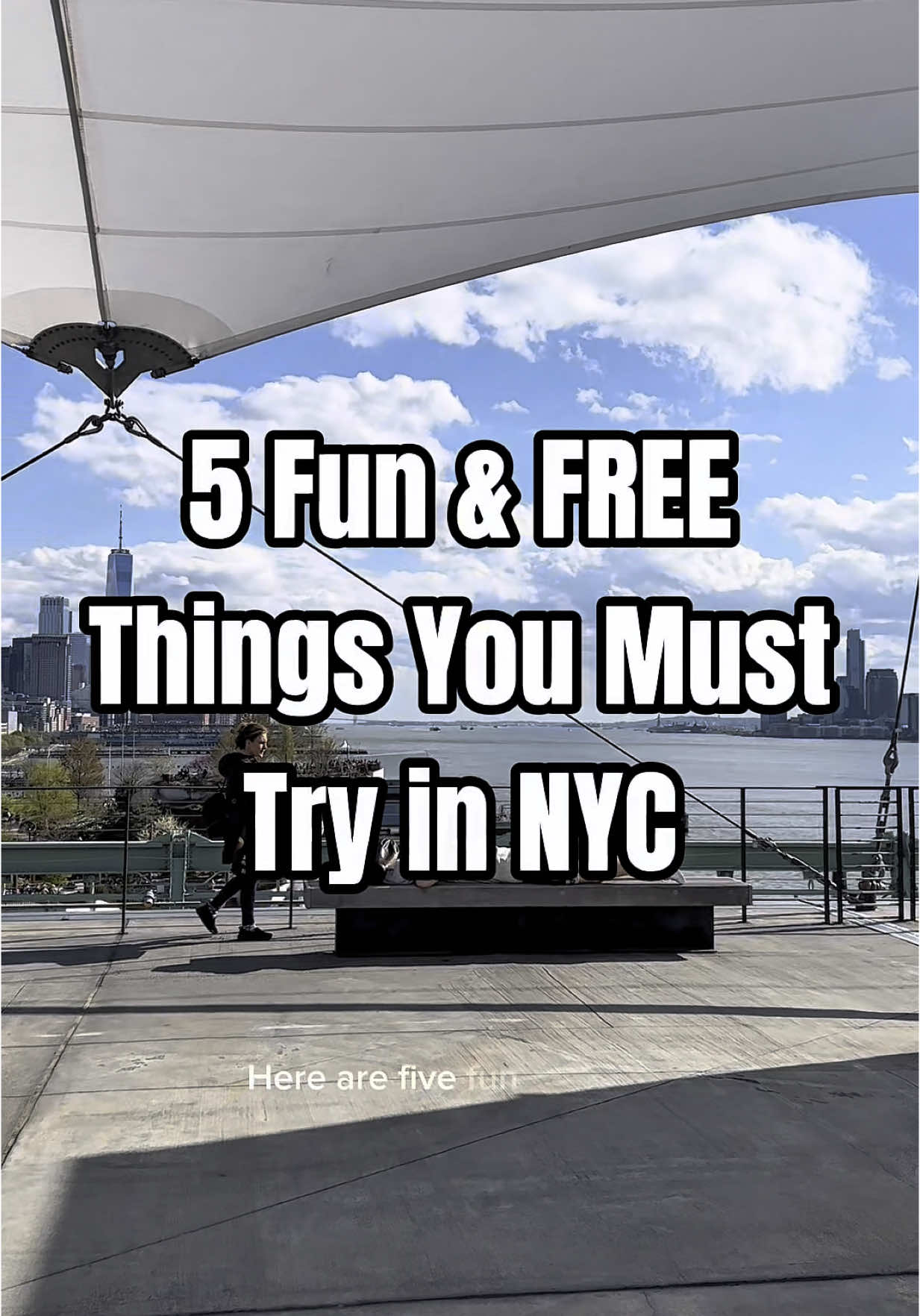 5 Fun and Free Things to do in New York City #nyc #NewYork #travel #visitnyc #nybucketlist #musttry 