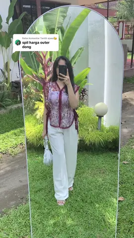 Membalas @Tantiii ajaaa🥳 aku pake gardenia burgundy ya kak😍#afilietpemula #afiliettiltok #fyppppppppppppppppppppppp #vestbrokat 