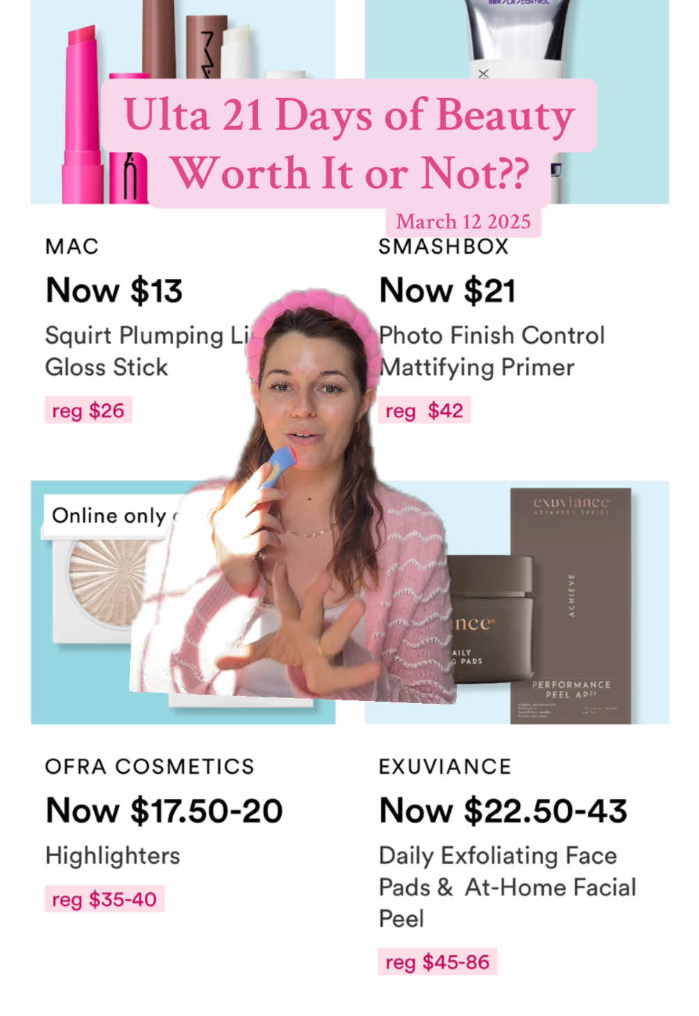 Why is there salicylic acid in the primer?!?!?!? #21daysofbeauty #simpleskincare #esthetician #ultabeauty #ultafinds #adultacne #antiaging #beautydeals #acnejourney 