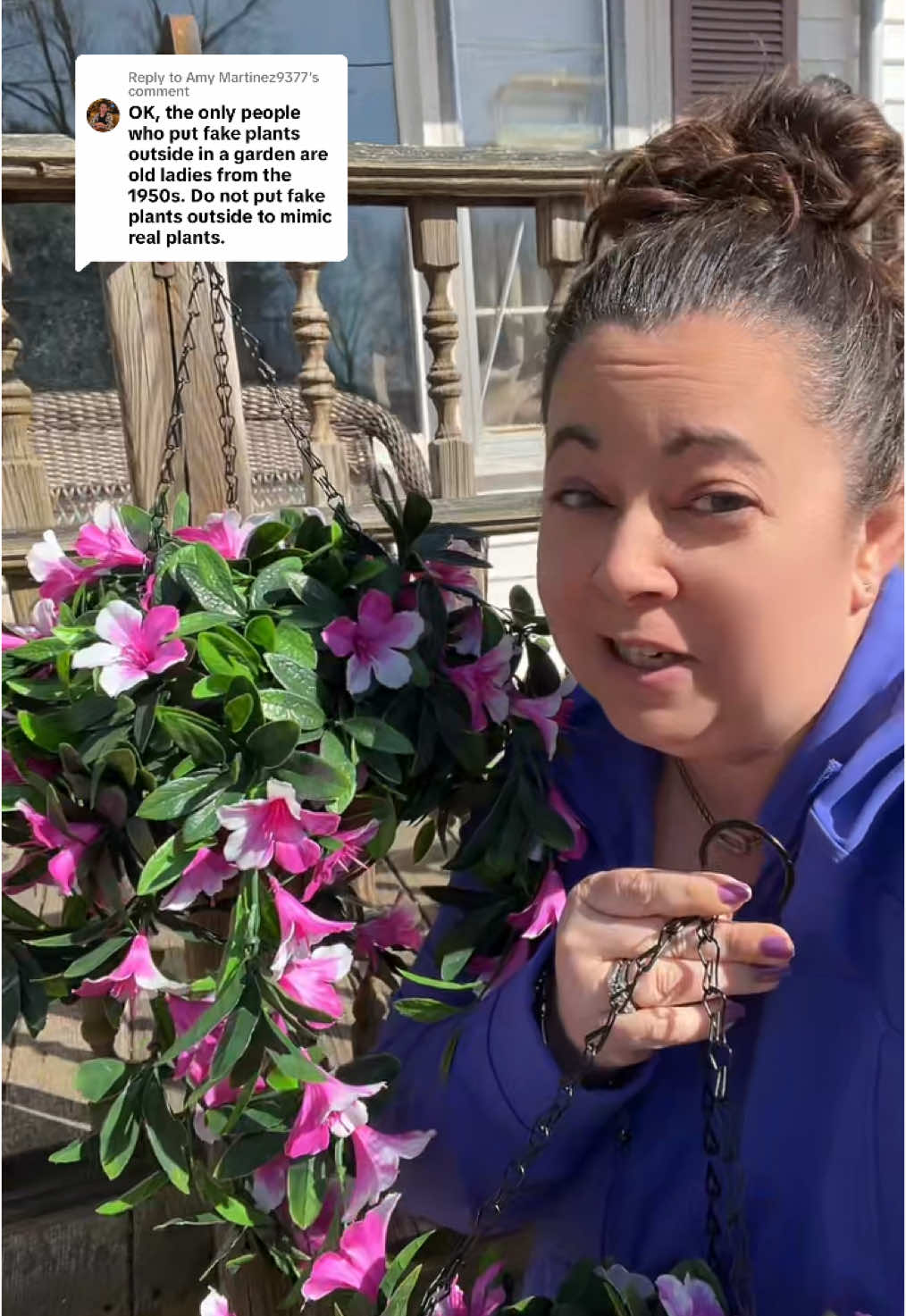 Replying to @Amy Martinez9377 Grab these faux hanging azalea baskets. Set of 2 in pink multi and orange!! Let’s be a smart generation of old ladies #fauxhangingbaskets #fauxflowers #artificialflowers #Azaleas #gardening #garden #flowers #patio #outdoordecor #springflowers #hangingbaskets 