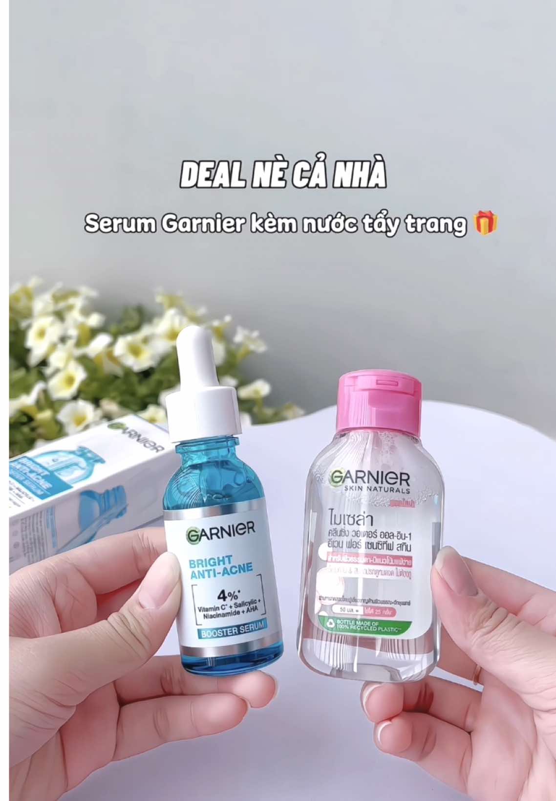 Bà nào da dầu mụn về team serum Garnier nhenn 🍋 #xuhuong #xuhuongtiktok #trend #trending #viral #thinhhanh #review #hgreview #beauty #skincare #skincareroutine #skincaretips #serumgarnier #serumgarniervitaminc #serumdadaumun #garnier #garnierbrightantiacneserum #serumgiammun 