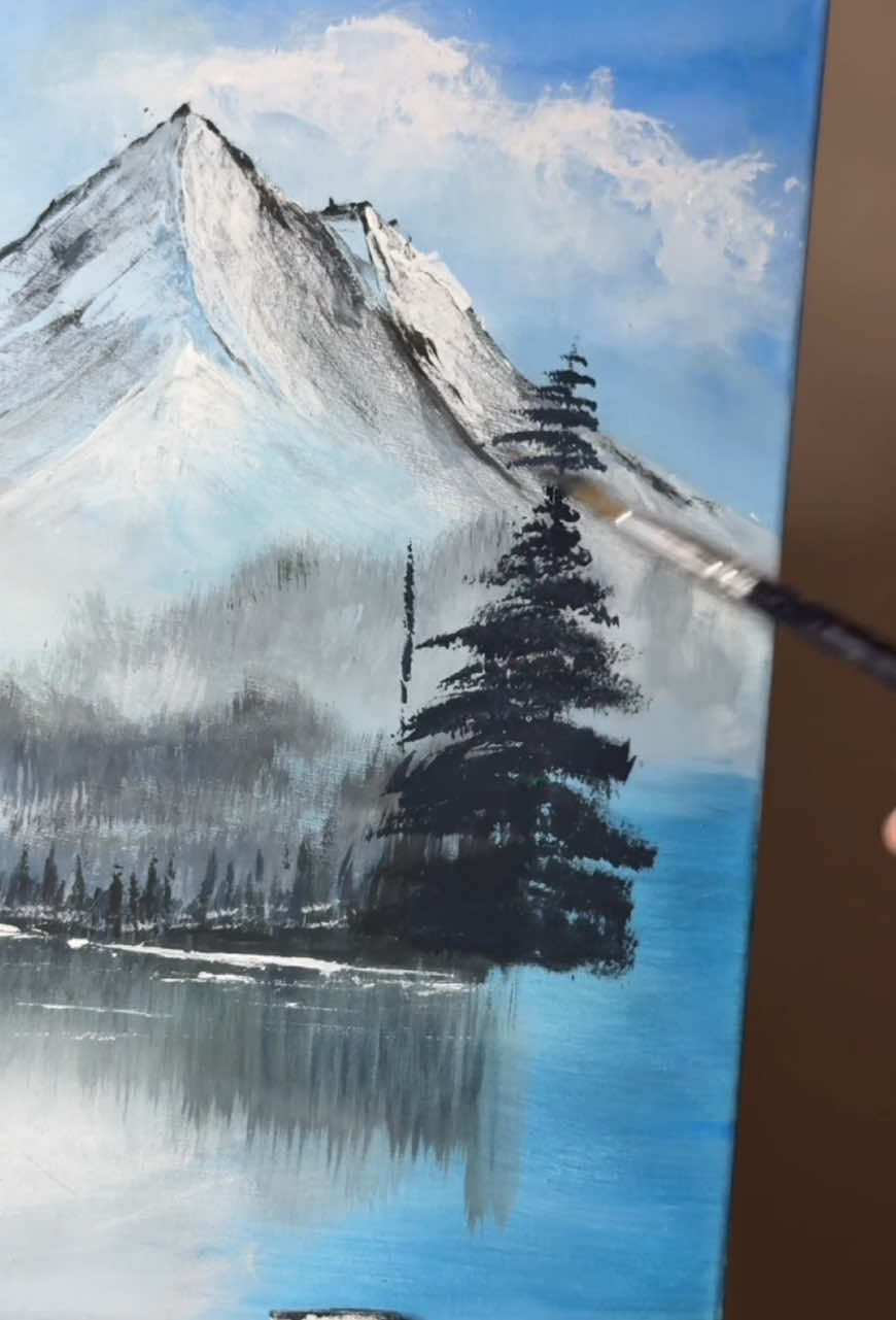 Bob ross tutorial #painting#art#tutorial#bobross 
