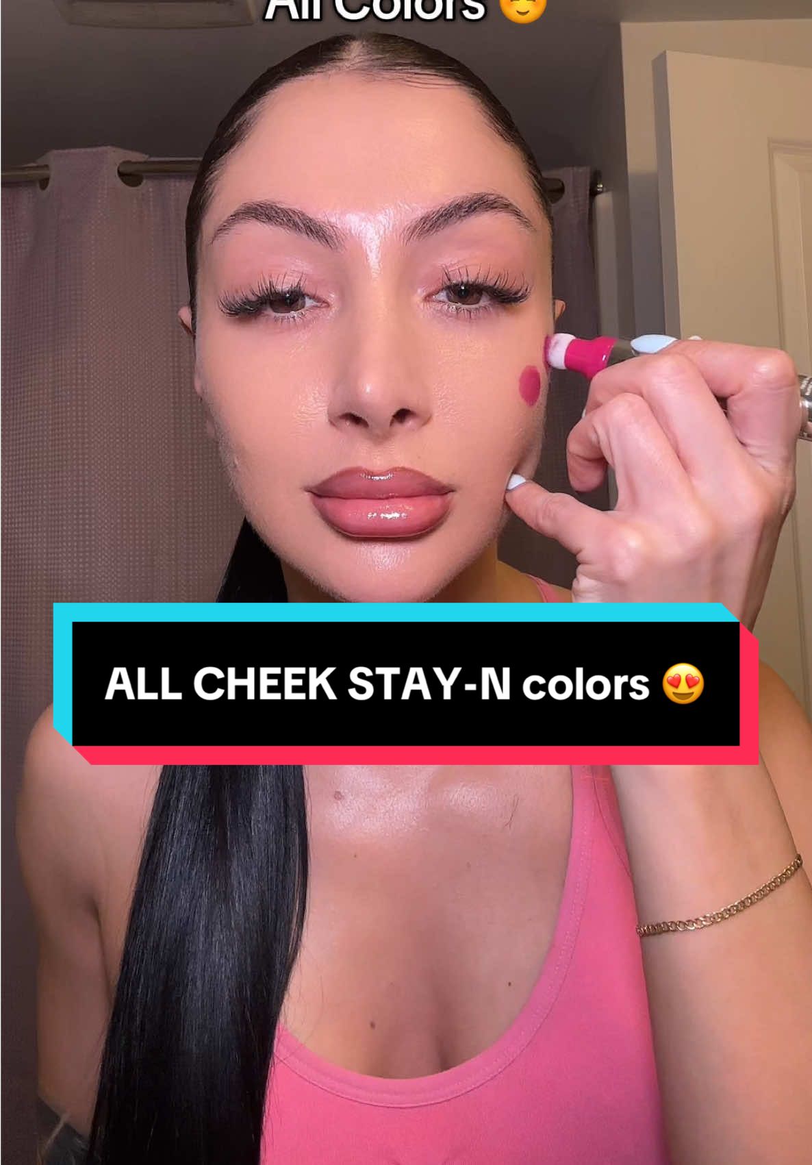 All the colors in @SACHEU Beauty US CHEEK STAY-N 😍❤️ #liquidblush #blush #allcolors #sacheubeauty #makeup #fyp 