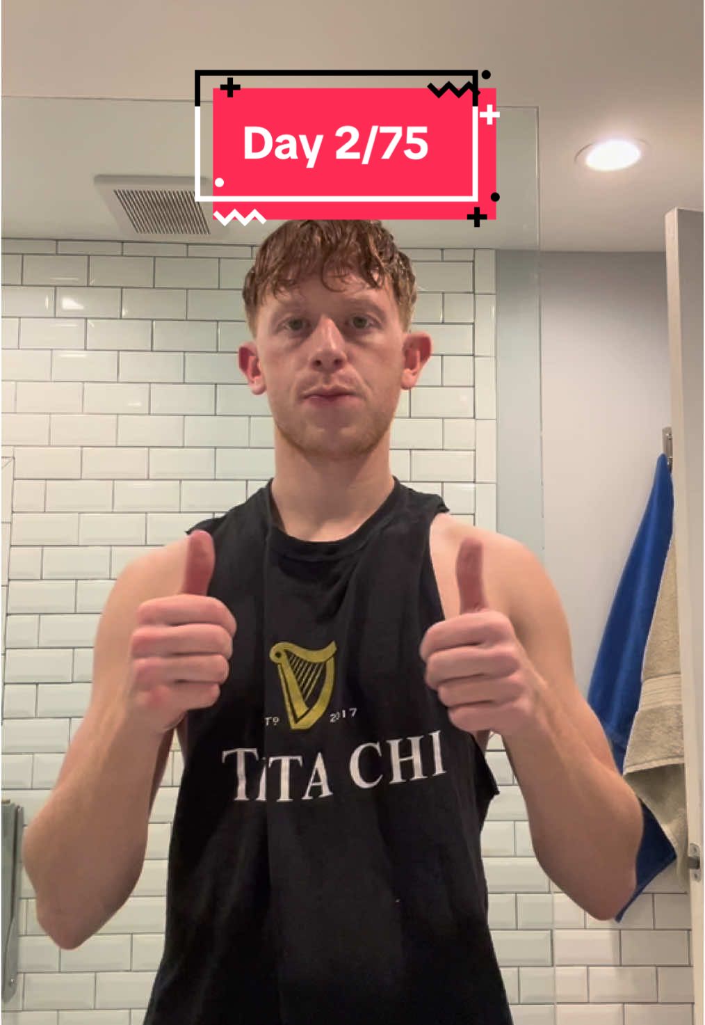 Day 2/75- shoutout @Brady⛷ for putting me on to a good song today #creatorsearchinsights #Fitness #75hard #75hardchallenge #nightroutine #longisland #nyc 