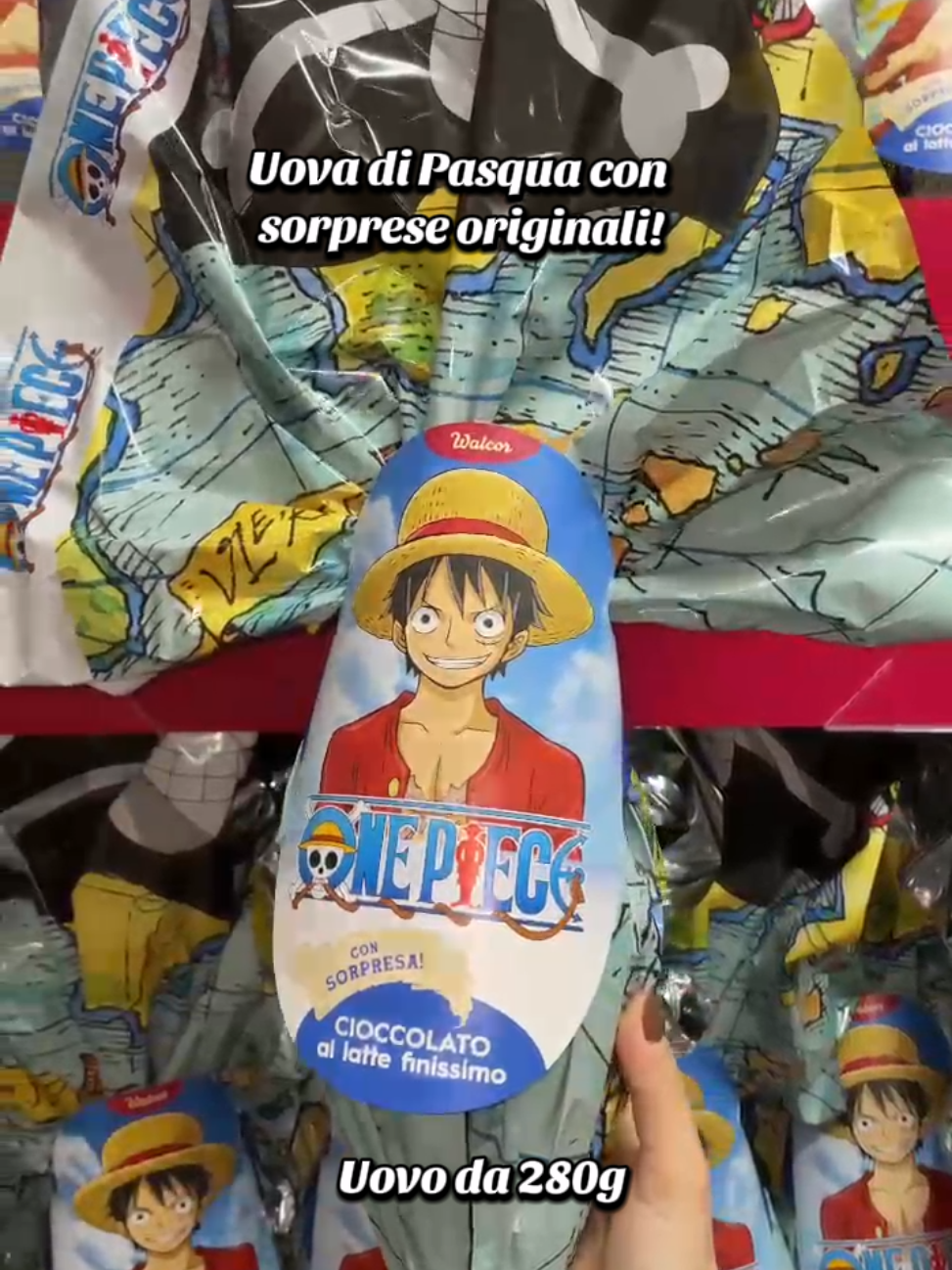 Divertiti a trovare le sorprese dedicate a Luffy e la sua ciurma 🏴‍☠️, uova di finissimo cioccolato a latte ti aspettano in 3 grammature! Cosa aspetti ad acquistarle? Disponibili sul nostro sito www.caiyadelicious.it 📲  #OnePiece #walcor #cioccolato #easteregg #easter #pasqua #uovodipasqua 